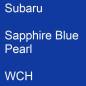 Preview: Subaru, Sapphire Blue Pearl, WCH.